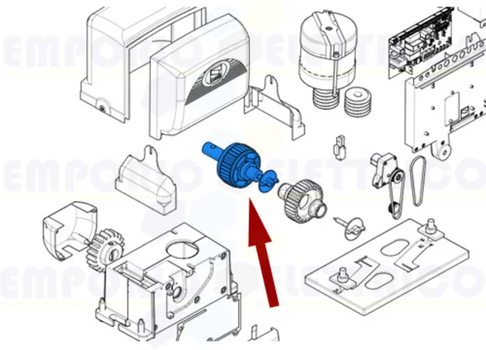 came spare part of the slow shaft bx 119ribx015