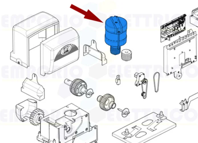 came spare part of the motor group bx 119ribx020