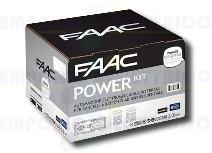 faac automation kit power 24v dc power kit safe 106747445fr