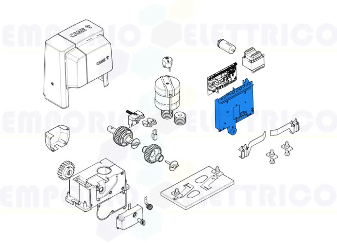 came spare part board support bx 88001-0117