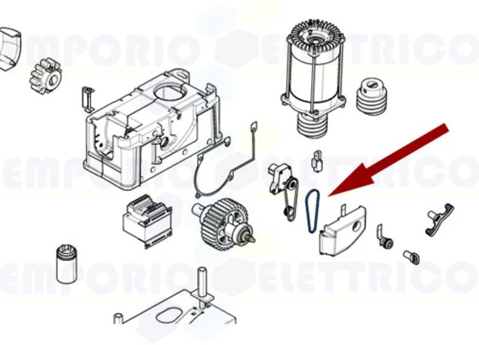 came spare part drive belt bk 119ribk026