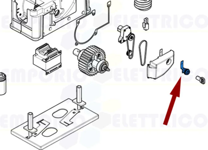 came spare part lock cylinder bk 119ribx012