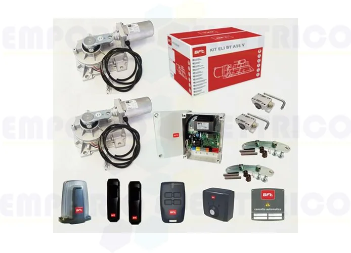 bft kit completo 24v cancelli a battente eli bt a35 v r930148 00001