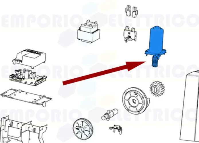 came spare part motor bxv 88001-0012