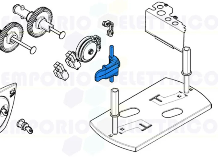 came spare part release lever bx 119ribx045