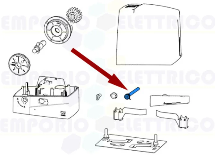 came spare part trilobe lock sdn 119ribs011