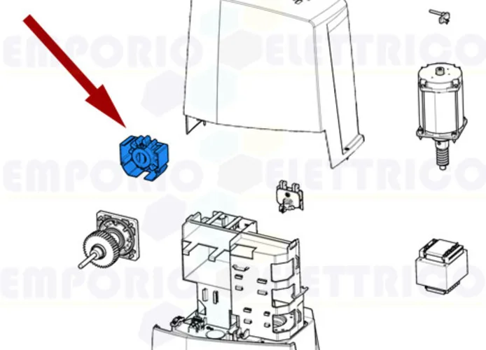 came spare part pinion group bkv m6 88001-0173