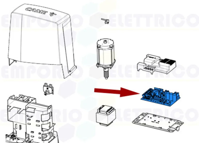 came spare part electronic board zn8 bkv 88001-0186