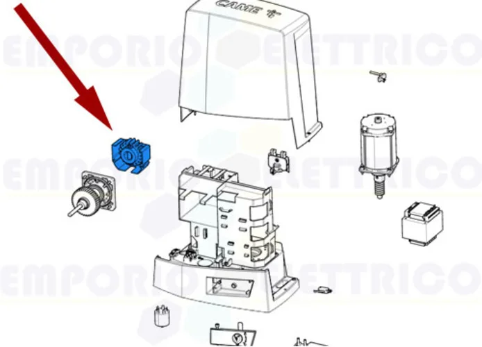 came spare part pinion group bkv m4 88001-0172