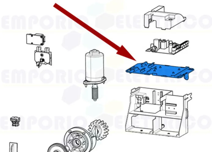 came spare part base card bxl 119rib007