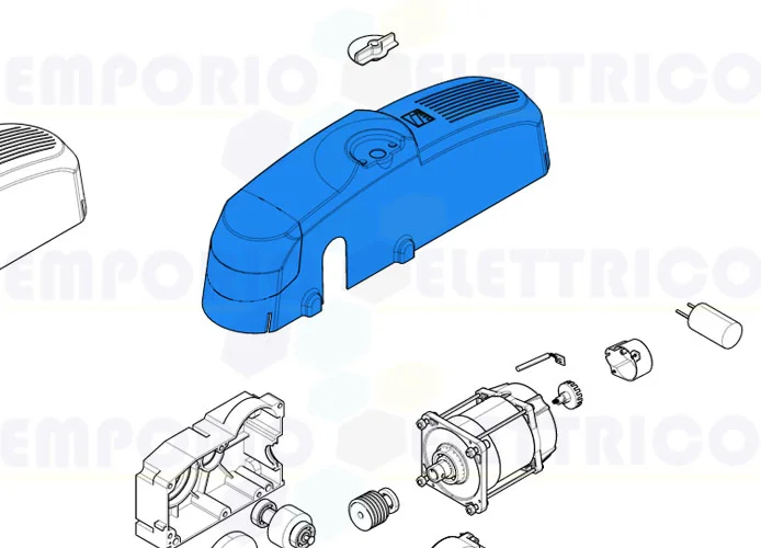 came spare part gearmotor cover emega 119rie051