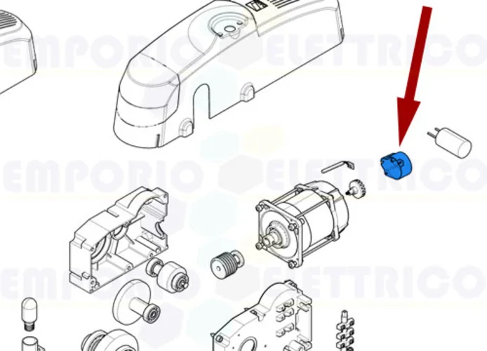 came spare part optical reader cover emega 119rie135