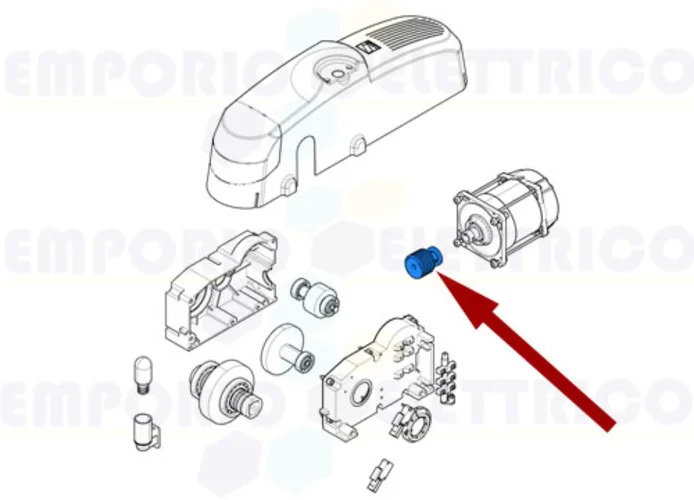 came spare part endless screw emega 119rie058