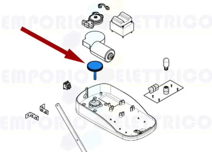 came spare part of the slow shaft ver 119rie158