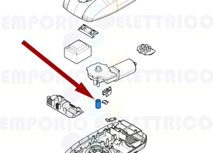 came spare part motor shaft plastic adapter v6000 ver 119rie169