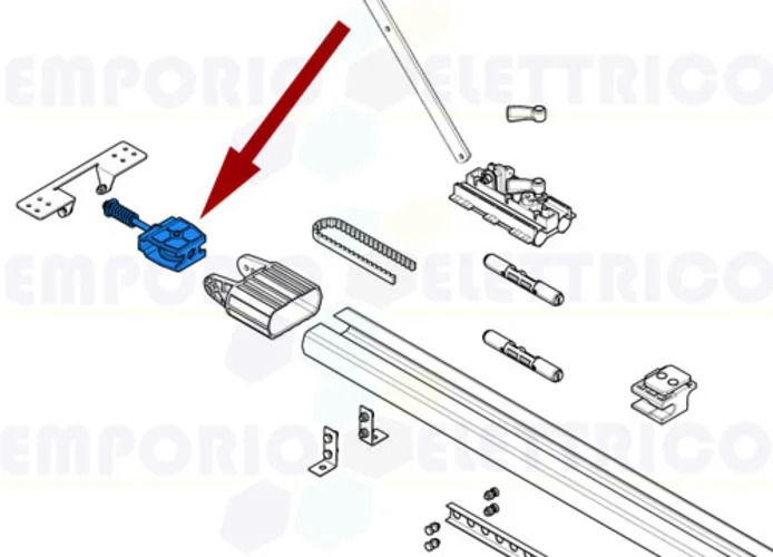 came spare part u-bolt for belt tensioner ver 119rie119