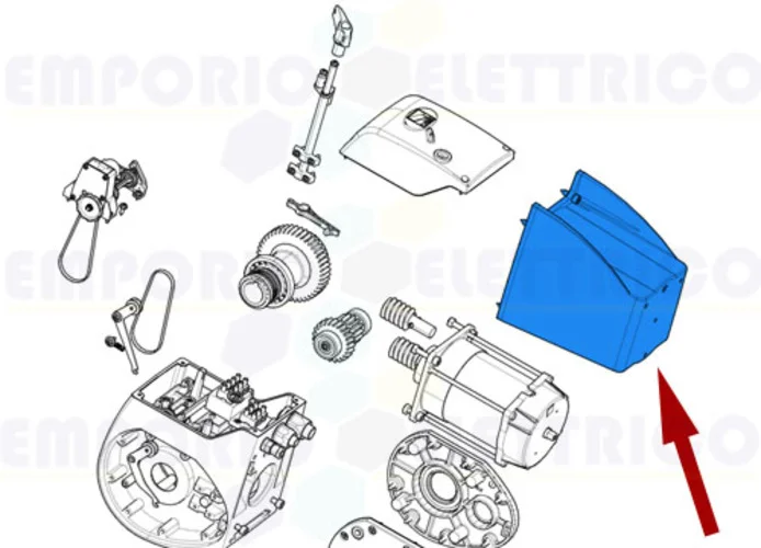 came spare part motor cover c-bx 119ricx035