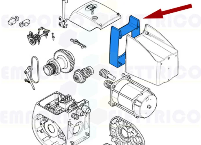 came spare part extention motor cover c-bx 119ricx043