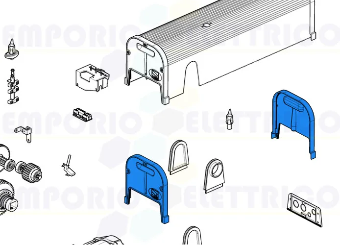 came spare part side caps and cover f4000 119rid249