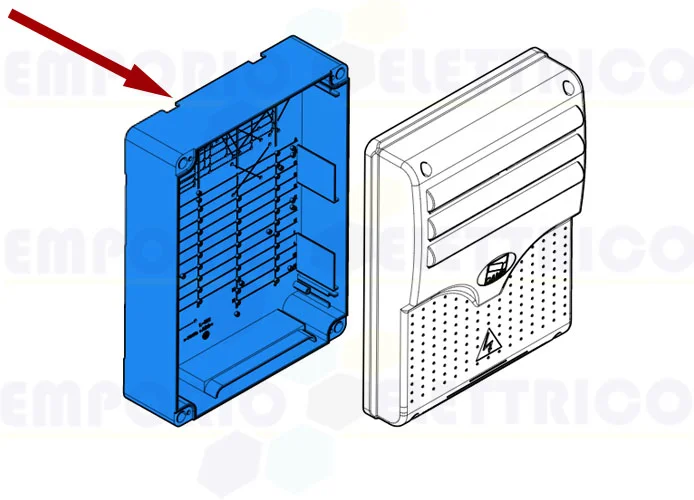 came spare part control panel fixing plate 119rir133