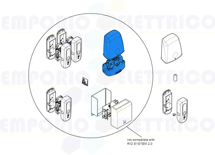 came spare part flashing light riolux01 88006-0015