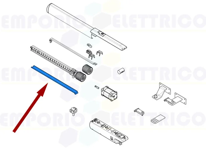 came spare part ati5 protective ledge 5pcs 88001-0221 