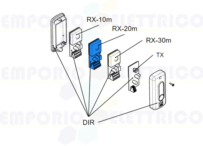 came spare part electronic board rx dir20 119rir138