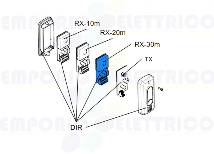 came spare part electronic board rx dir30 119rir139