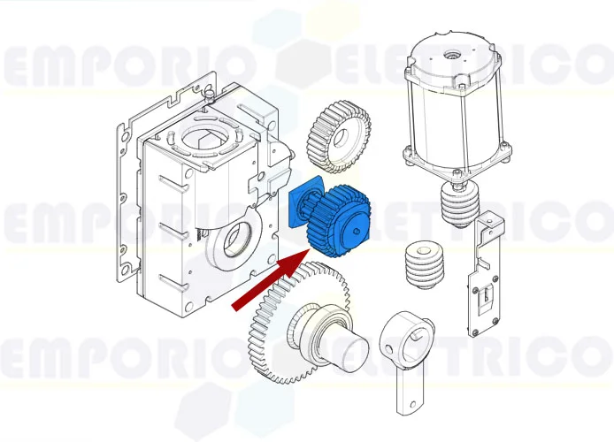 came spare part group first reduction gard 119rig051