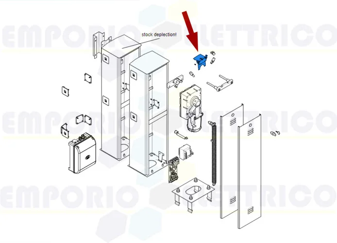 came spare part mechanical limit switch unit g2500 119rig083