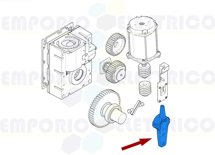 came spare part gearmotor arm g6000-g5000 119rig222