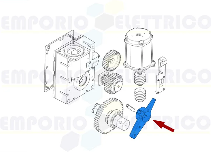 came spare part gearmotor arm gard 119rig052