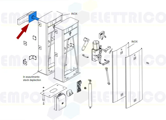 came spare part rod movement shaft g6000 119rig064