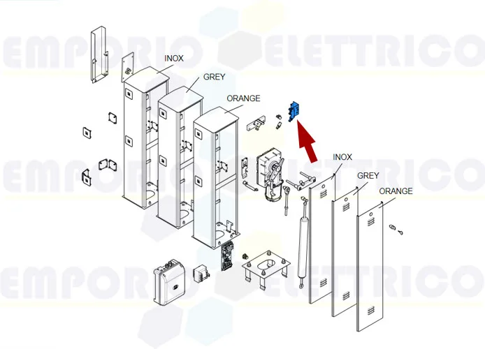 came spare part slow down limit switch group gard 3,25-4 m 119rig040 