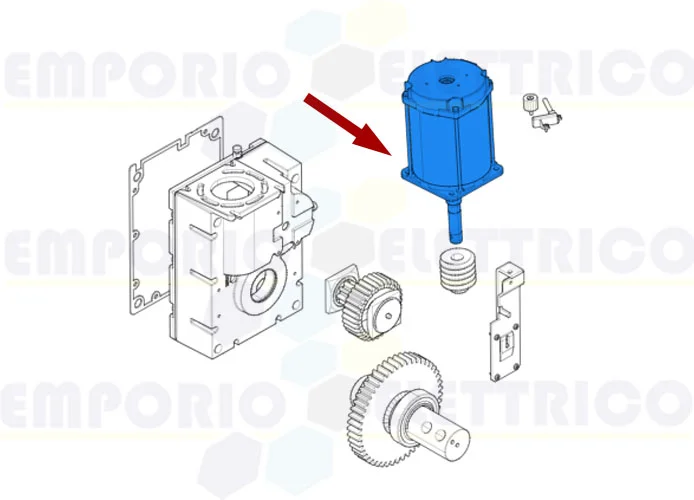 came spare part motor 24v dc g3000 g2080e g4040e 119rig405