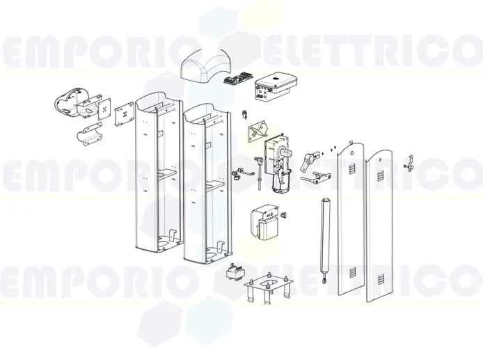 came spare part package plugs and screws gard 4-8 119rig207 