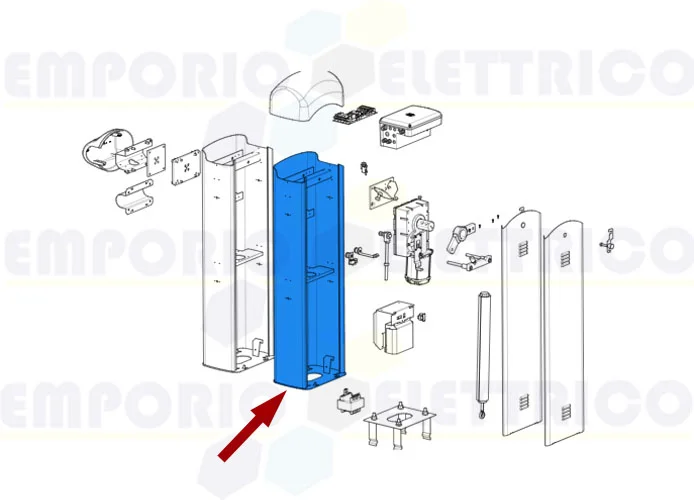 came spare part barrier enclosure g3000 119rig418