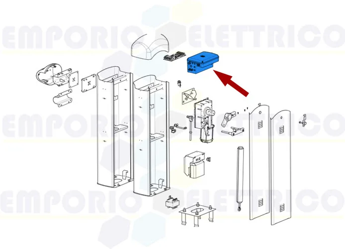 came spare part enclosure for control panel g4040 g4041 119rir247