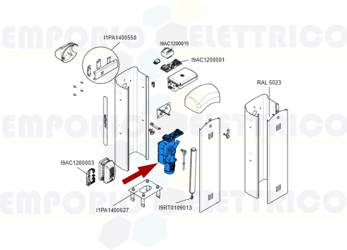 came spare part gearbox kit z32 i1pb0500026-28 + board 88003-0058 