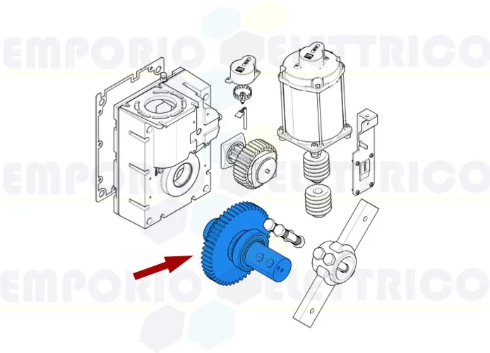 came spare part of the slow shaft for g4041 119rig182 