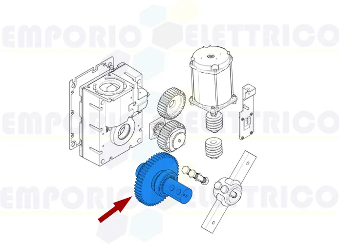 came spare part of the slow shaft for g4040z g4040iz 119rig341