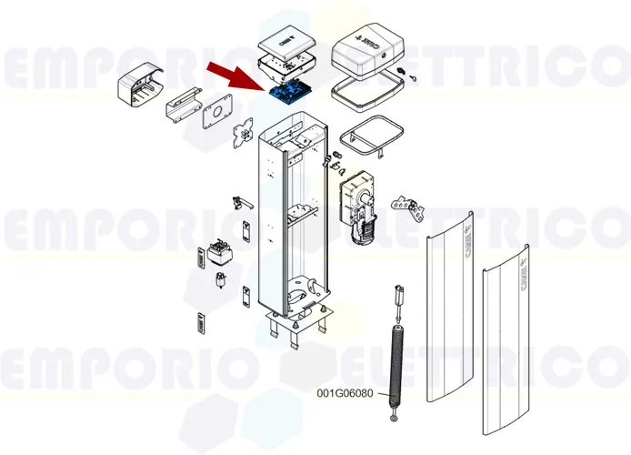 came spare part electronic board zl392 ver.b 88003-0083