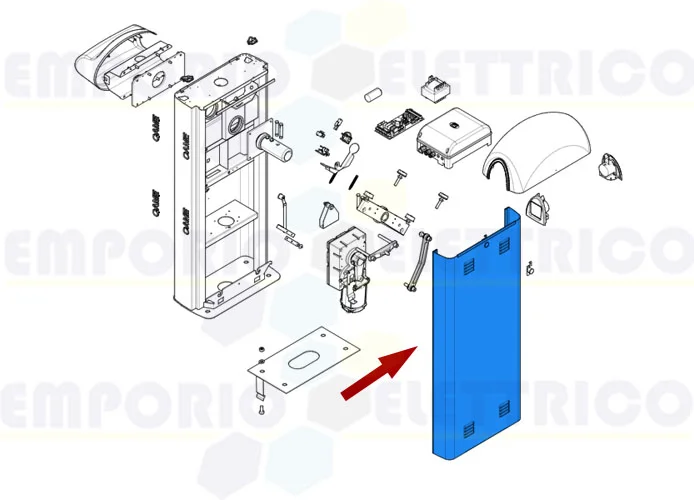 came spare part enclosure door gard 8 119rig134