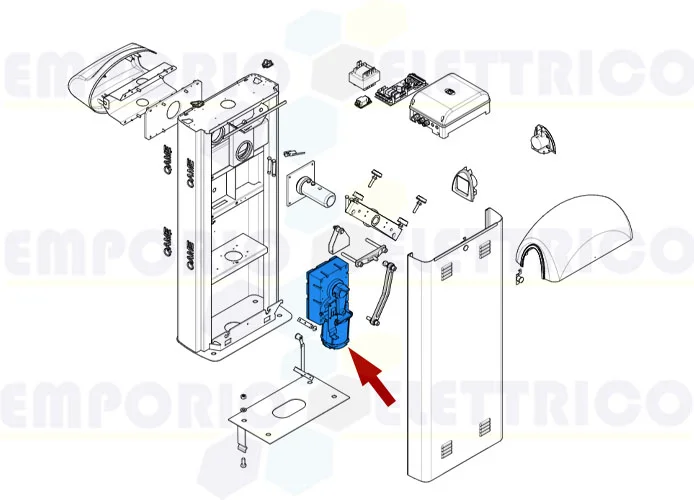 came spare part gearmotor g2080e g2080ie 119rig406