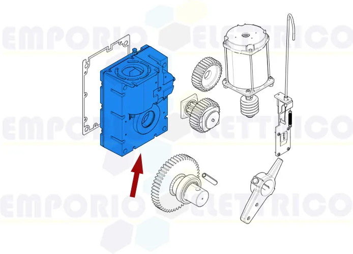 came spare part gearmotor casing g12000 119rig102