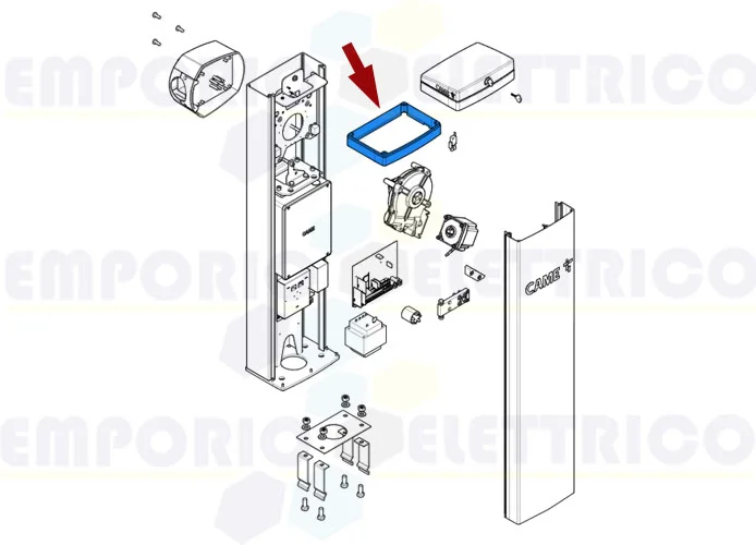 came ricambio corona illuminazione gpt40ags 2pz 88003-0053