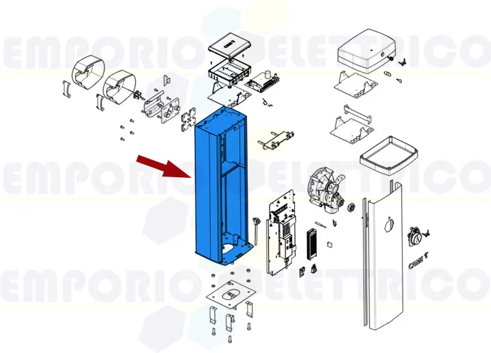 came spare part barrier enclosure gpx 88003-0092