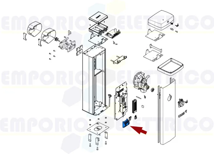 came spare part interface module io-rs485 24v dc 88003-0065