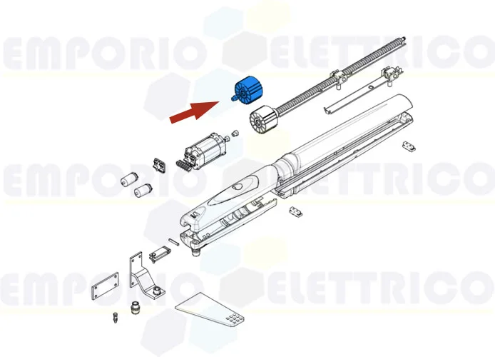 came spare part reduction mechanism axo 119rid317