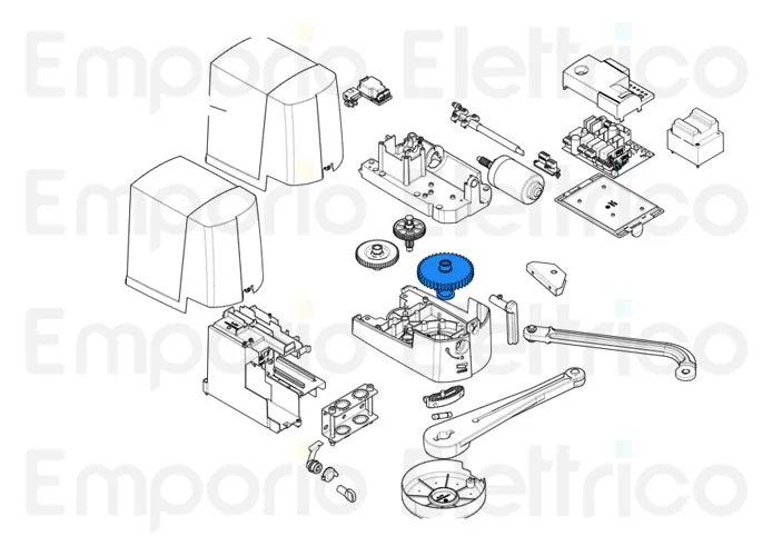 came spare part slow shaft opb-ftx-ftl 119rid444